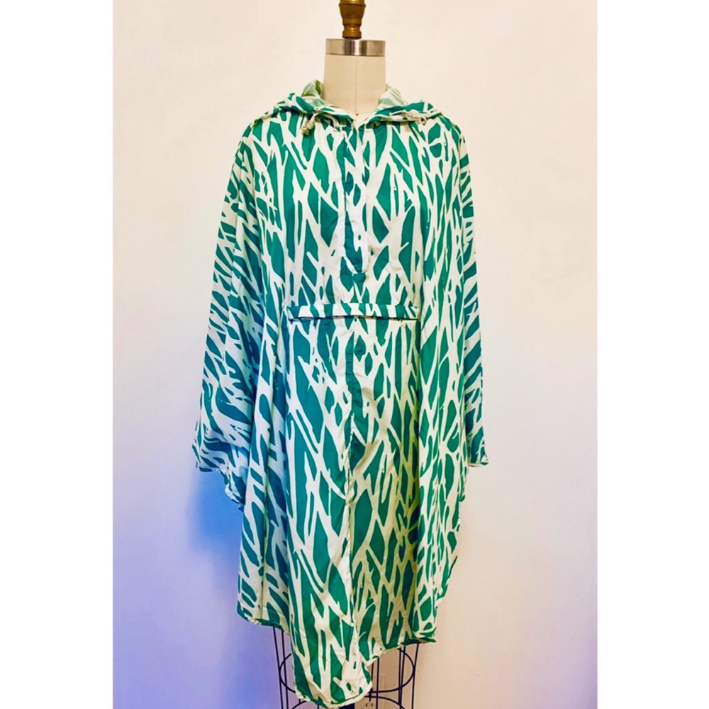 DVF rain poncho with hood